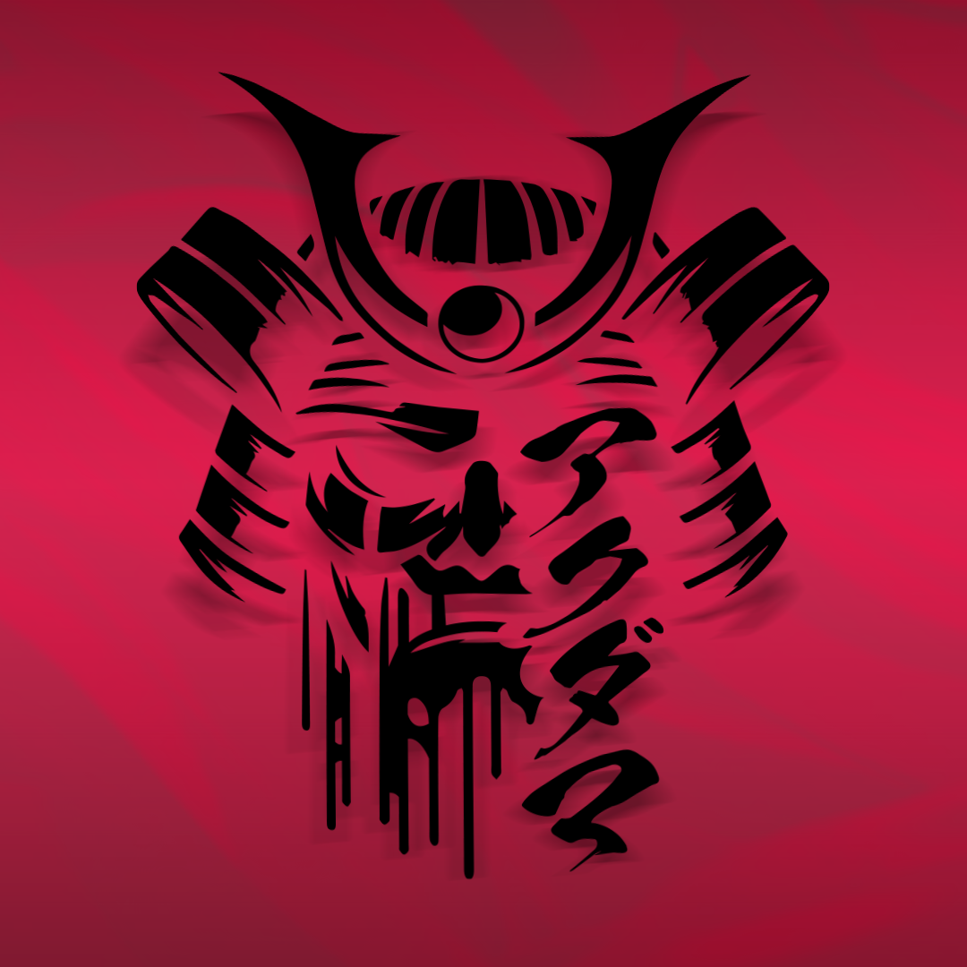Akudama Ronin Diecut Sticker