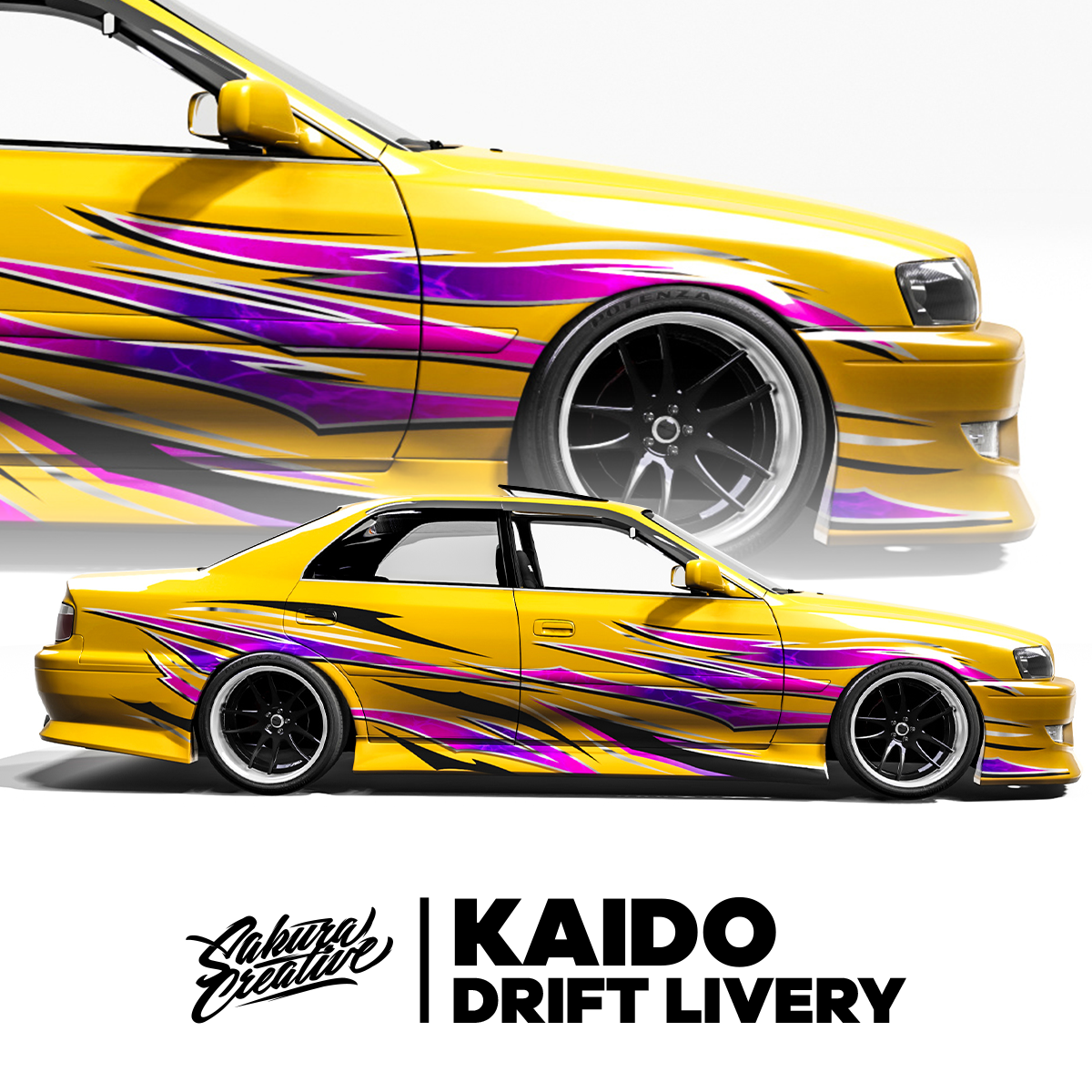Livrée Kaido-Drift rose/violet