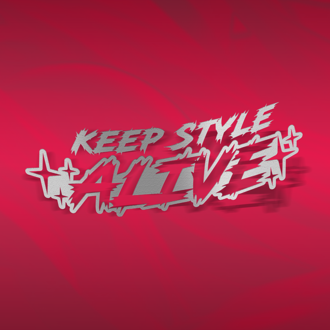 Keep Style Alive Diecut Sticker