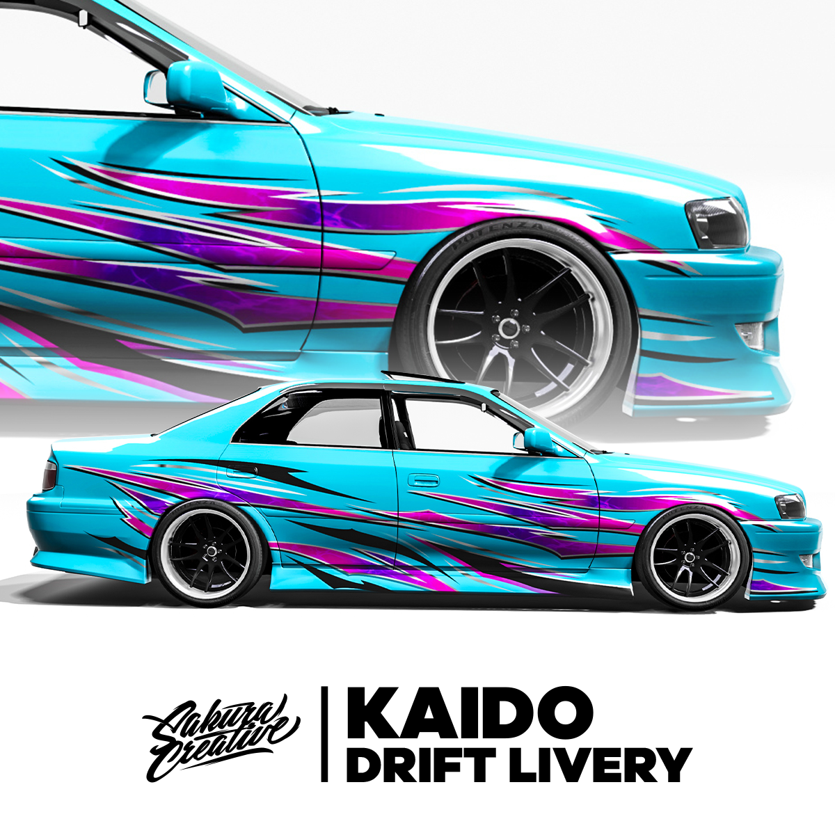 Livrée Kaido-Drift rose/violet