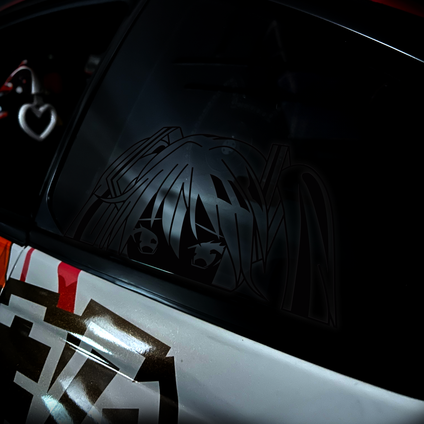 Miku Peeker Diecut Sticker