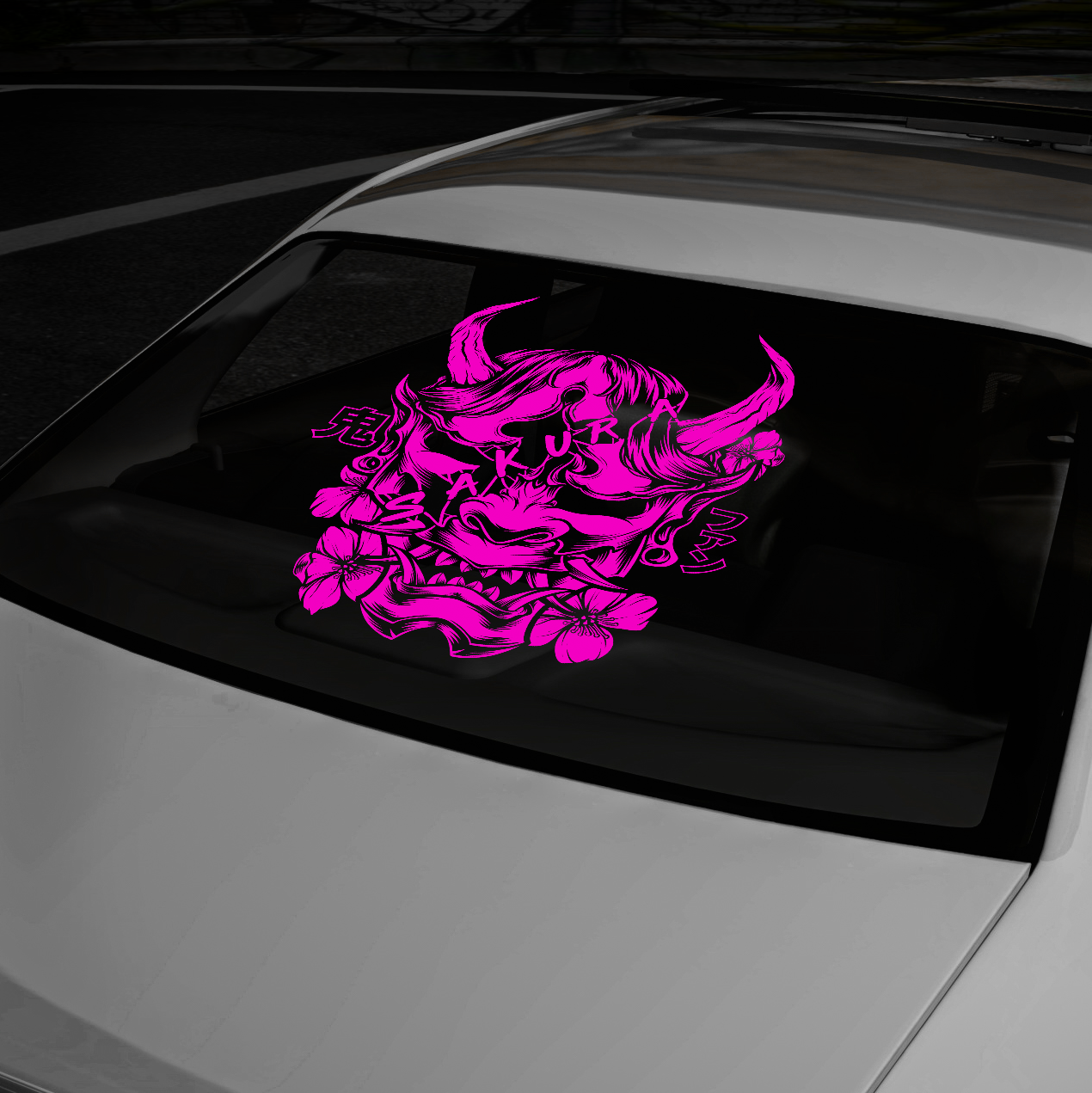 XL - Oni Mask Sticker