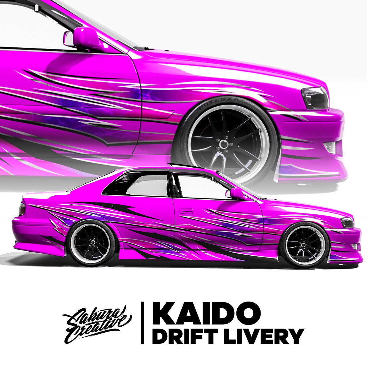 Livrée Kaido-Drift rose/violet