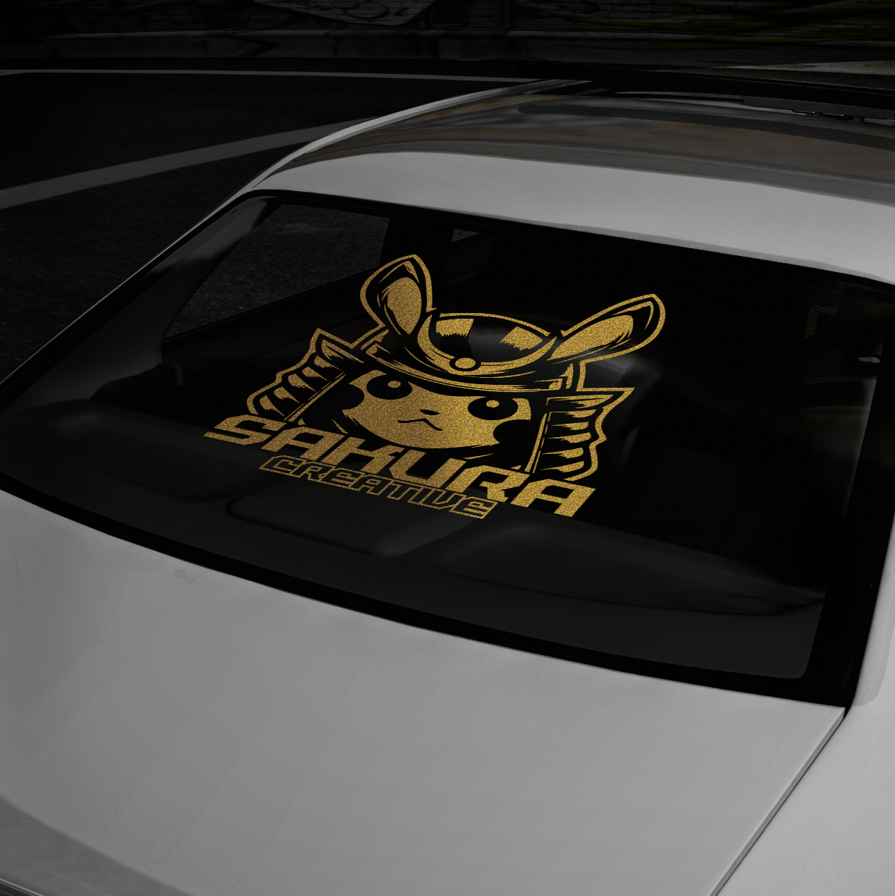 XL - Pikachu Samurai Sticker