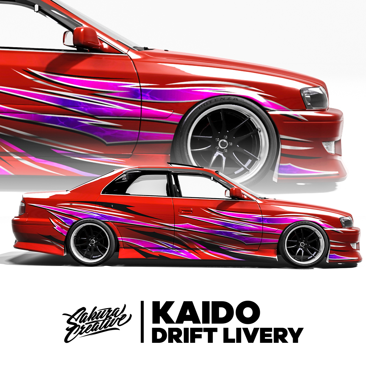 Livrée Kaido-Drift rose/violet