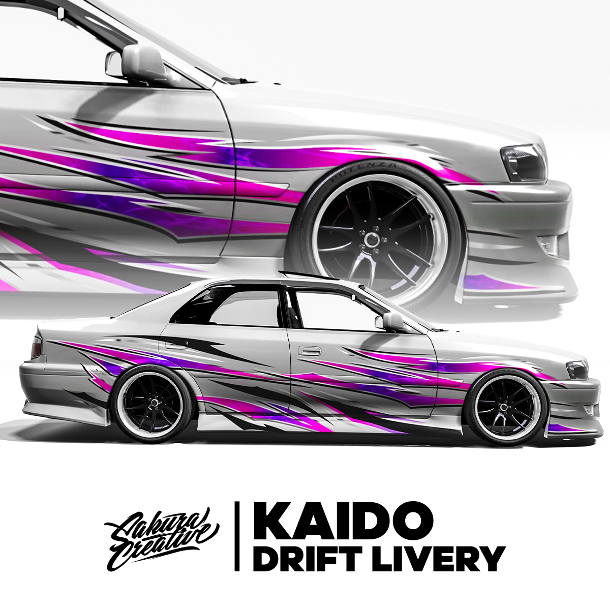 Livrée Kaido-Drift rose/violet