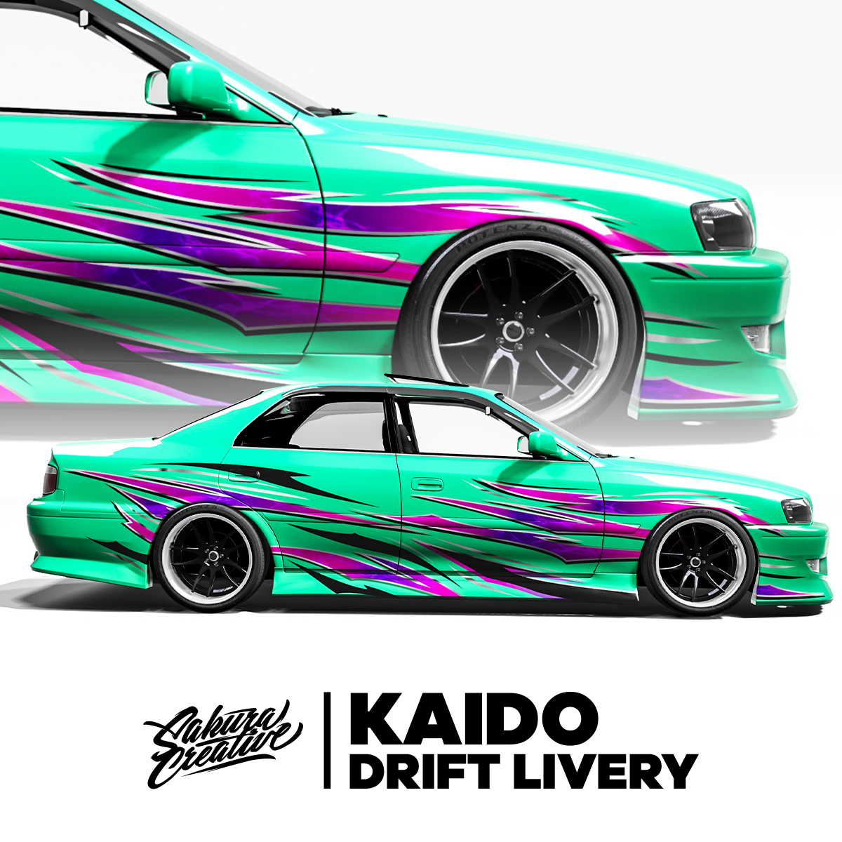 Livrée Kaido-Drift rose/violet