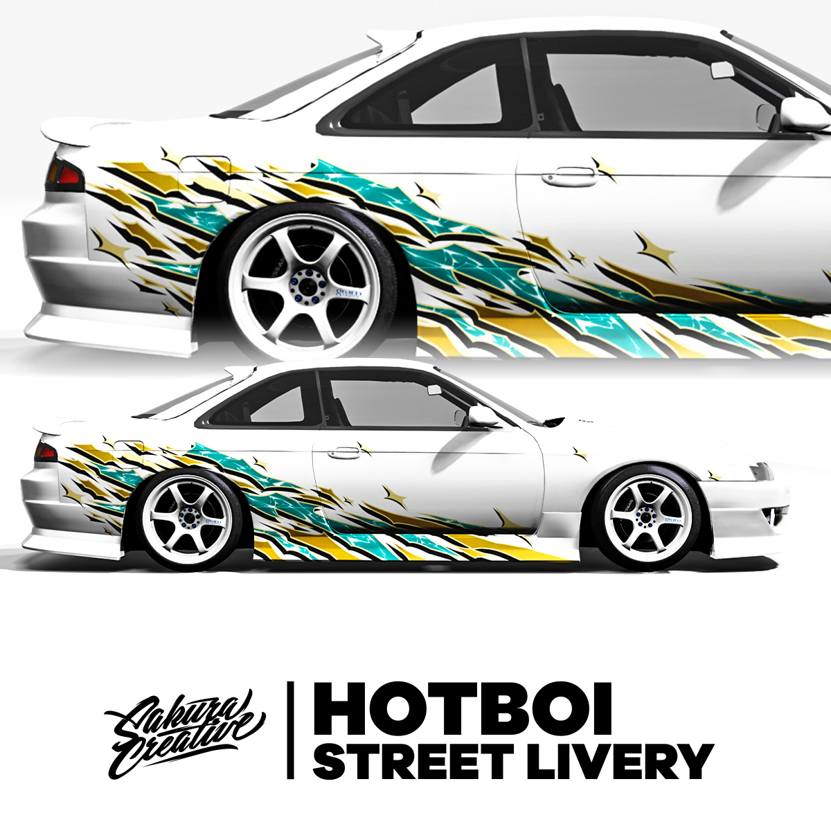 Livrée HotBoi Street - Bleu et or