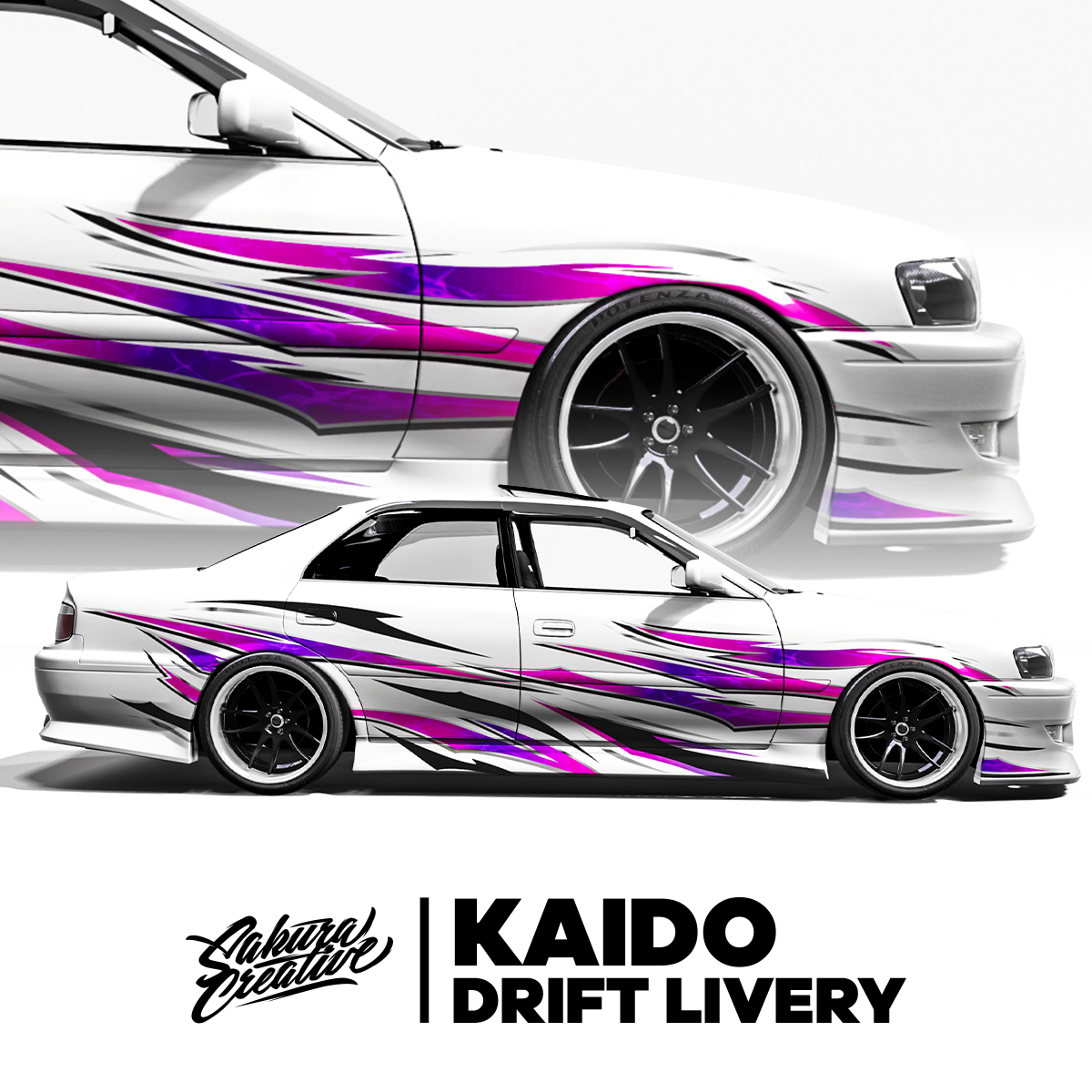 Livrée Kaido-Drift rose/violet