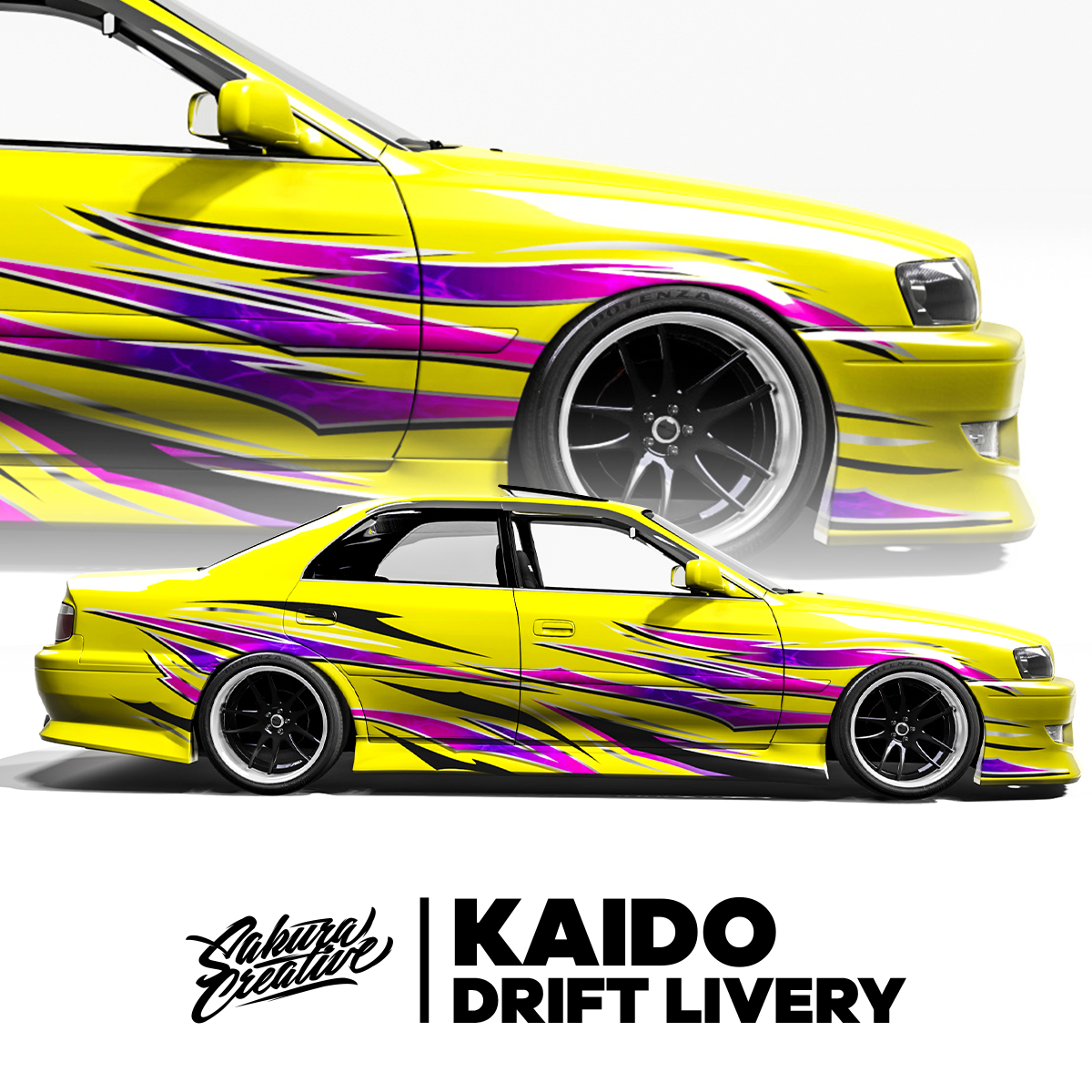 Livrée Kaido-Drift rose/violet