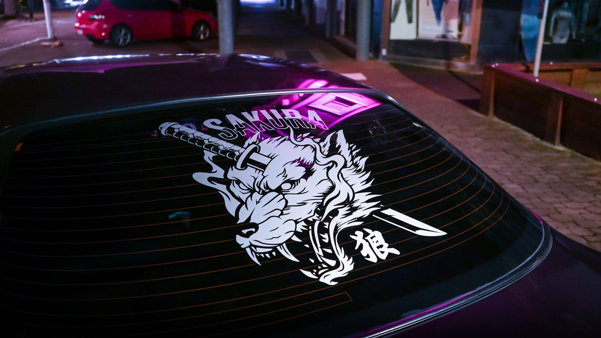 XL - Wolf Dagger - Large Decal
