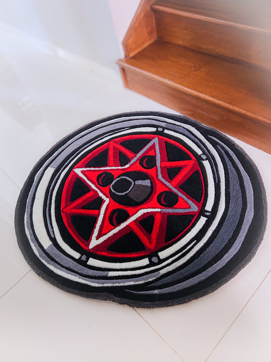 Hand Tufted Wheel Rug - Starshark - LIMITED RELEASE