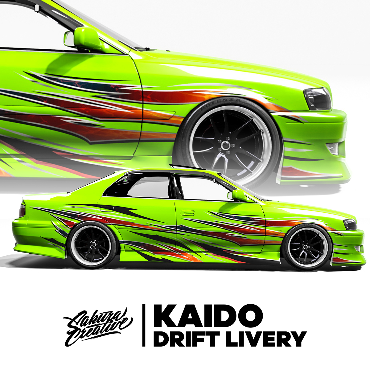 Livrée Kaido-Drift Rouge