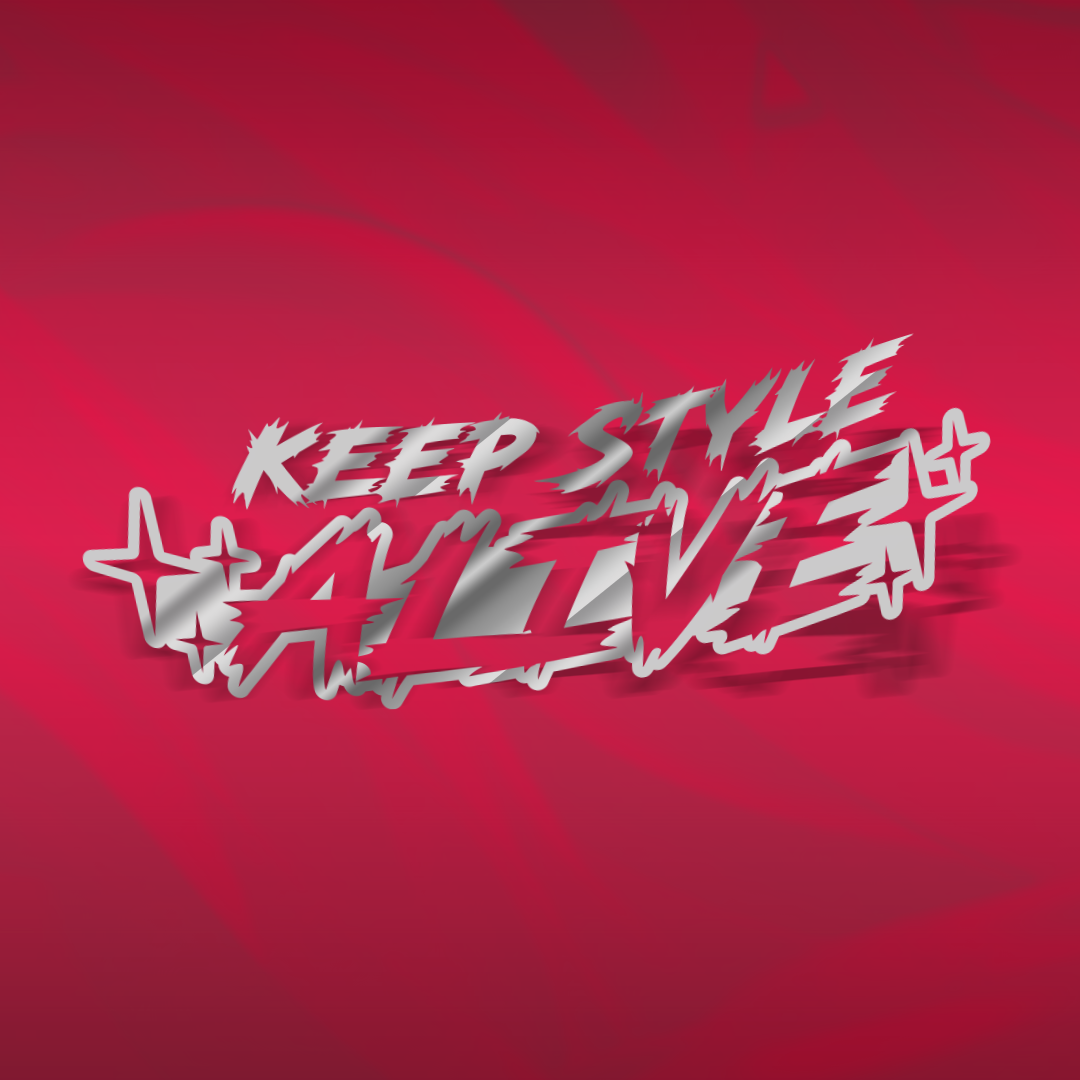 Autocollant découpé Keep Style Alive 