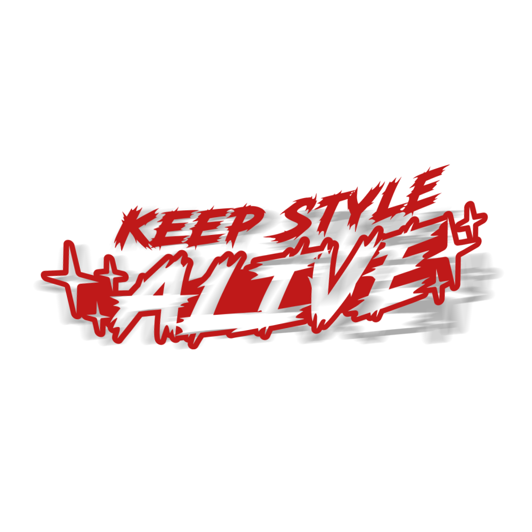 Autocollant découpé Keep Style Alive 