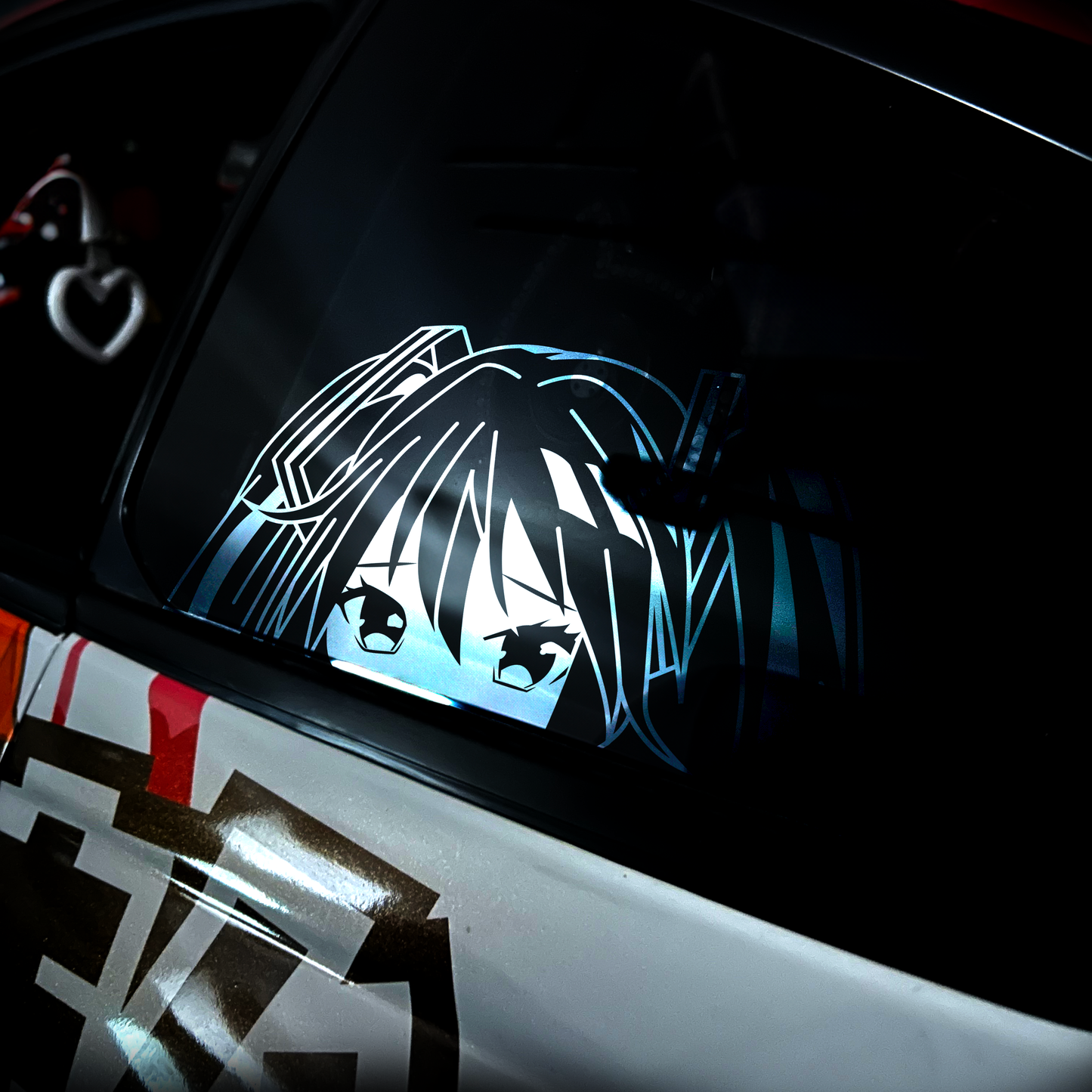 Miku Peeker Diecut Sticker