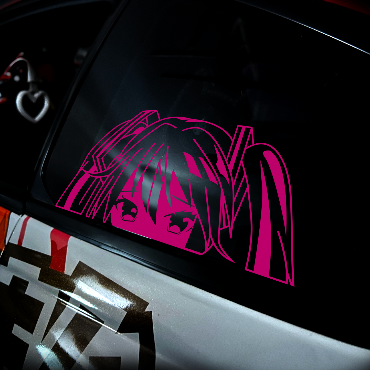 Miku Peeker Diecut Sticker