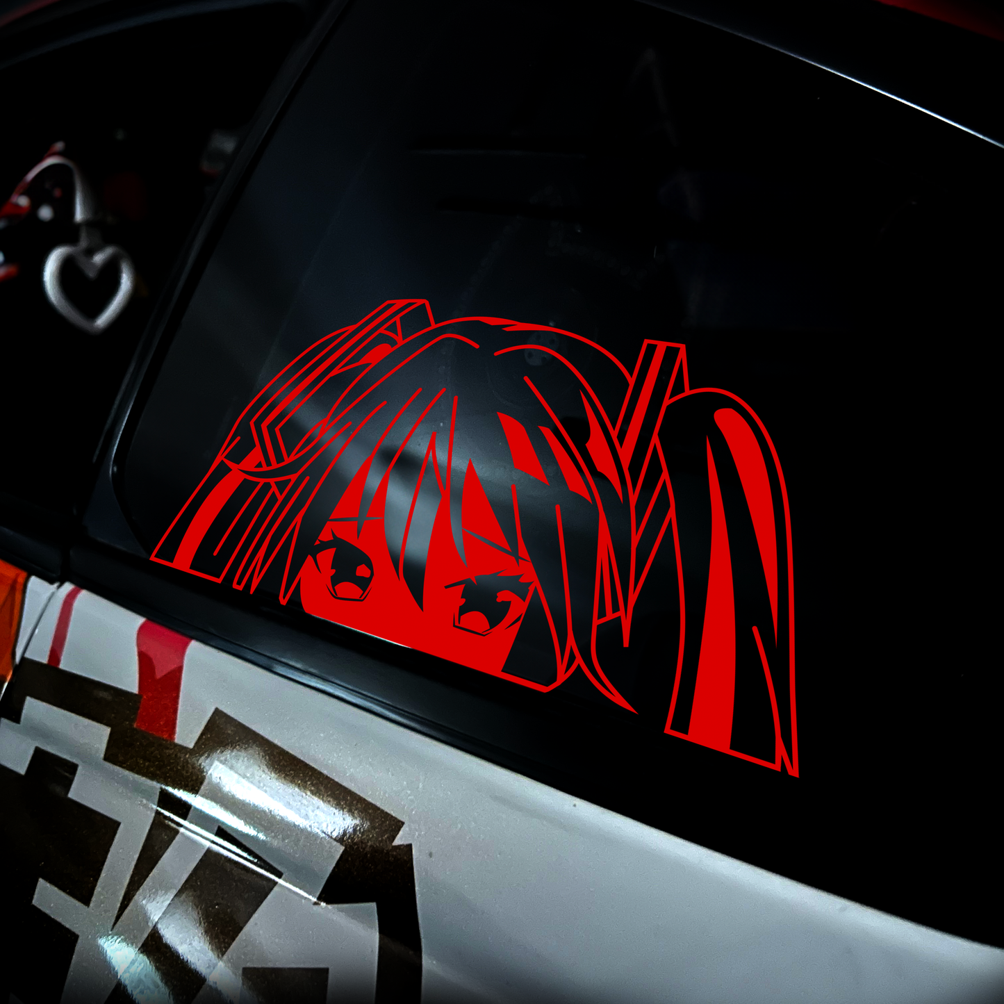 Miku Peeker Diecut Sticker