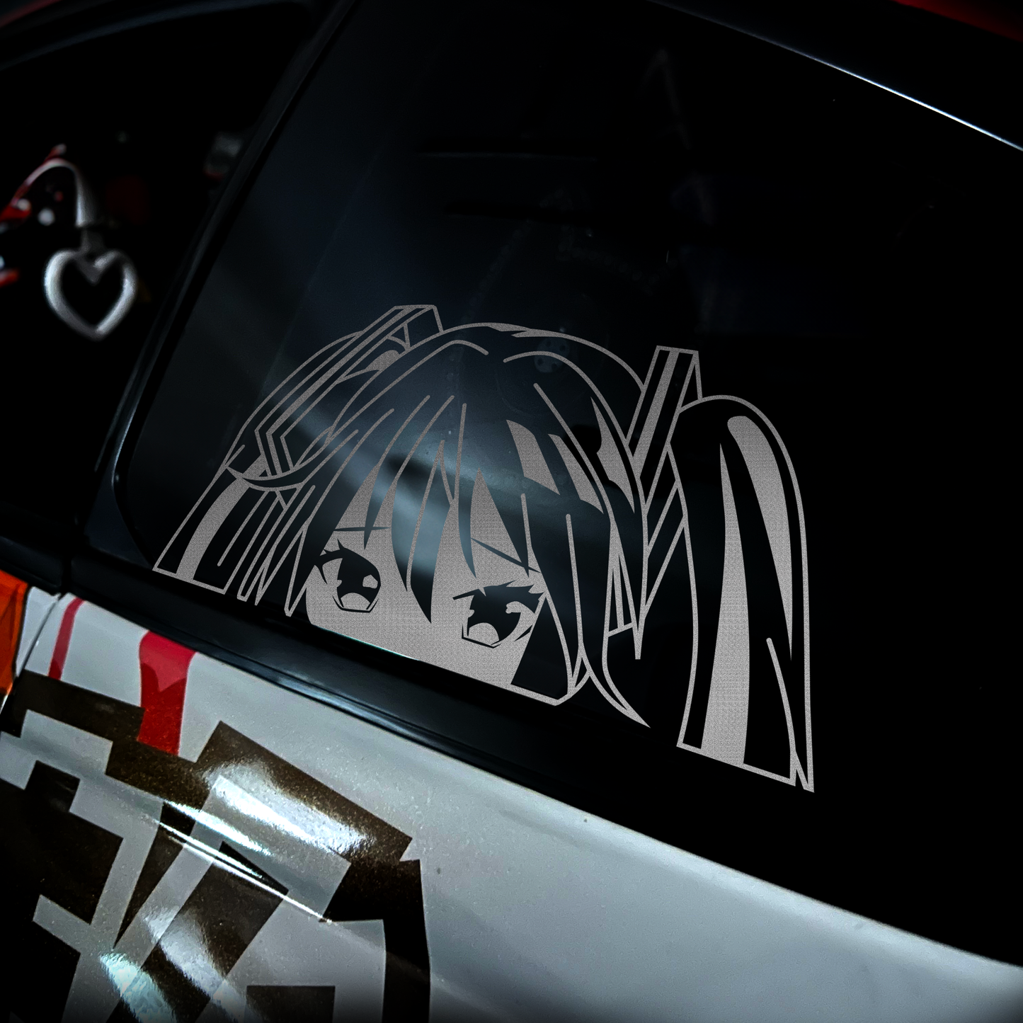 Miku Peeker Diecut Sticker