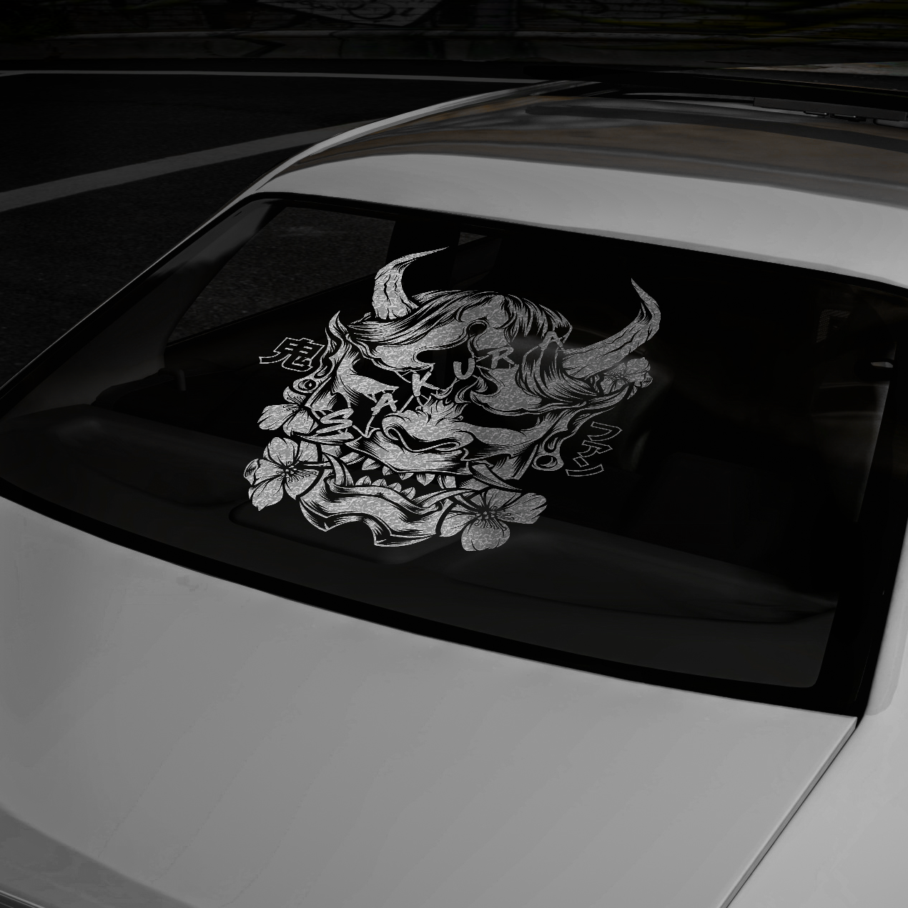 XL - Oni Mask Sticker