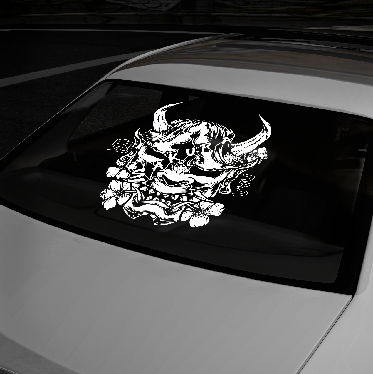 XL - Oni Mask Sticker