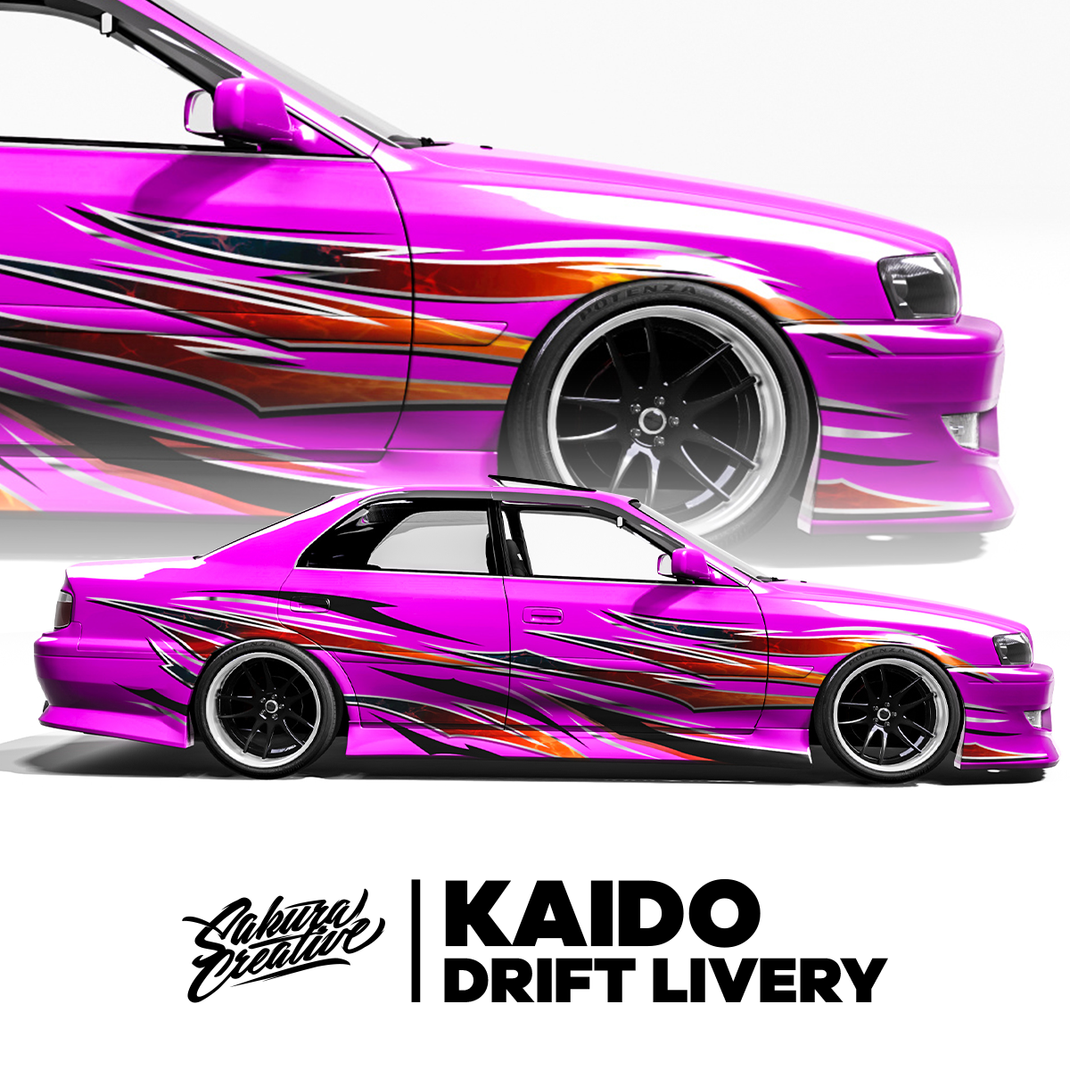 Livrée Kaido-Drift Rouge