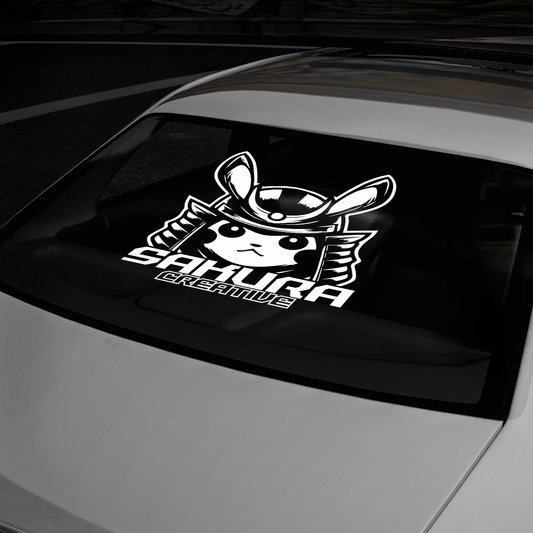 XL -  Pikachu Samurai Sticker
