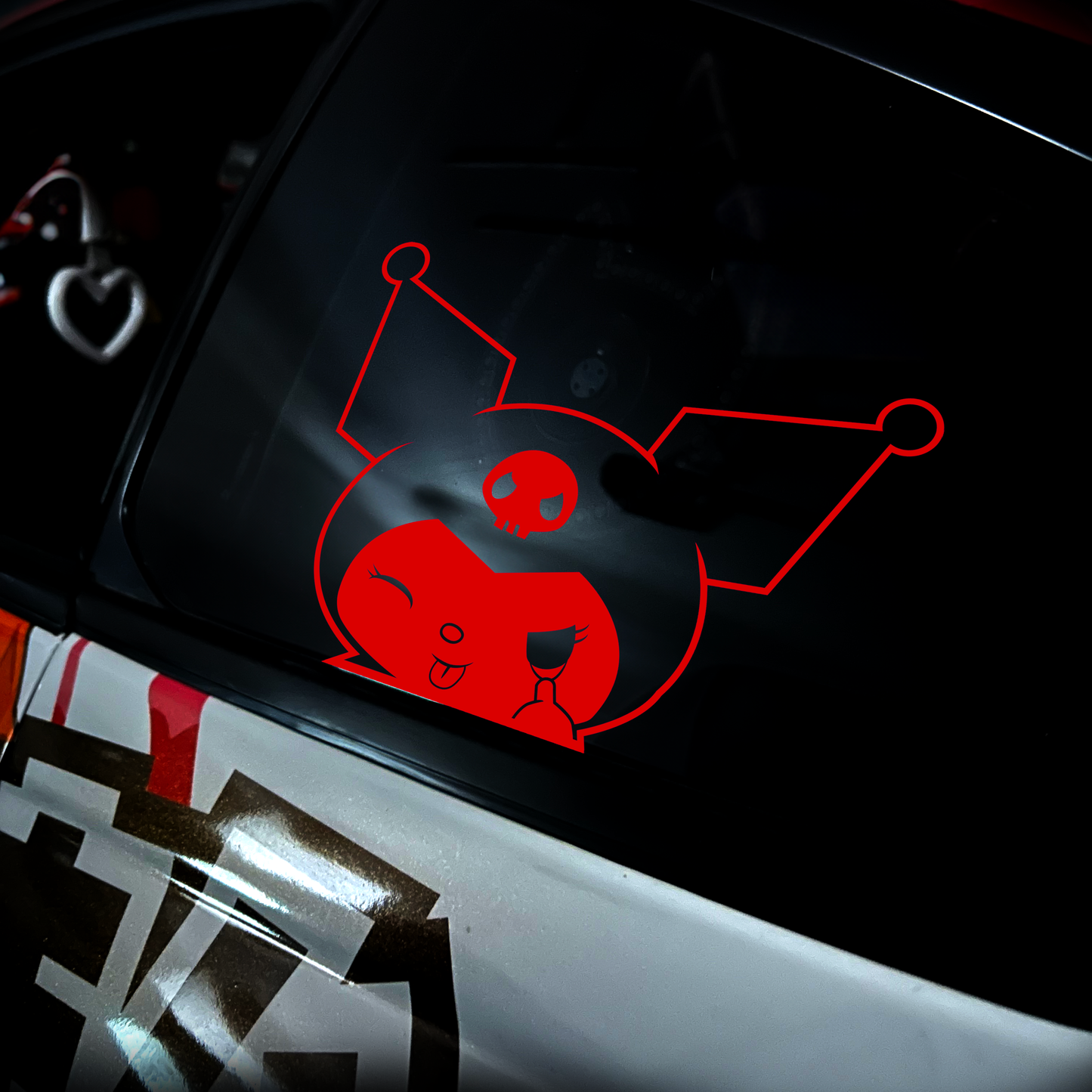 Autocollant découpé Kuromi Peeker 