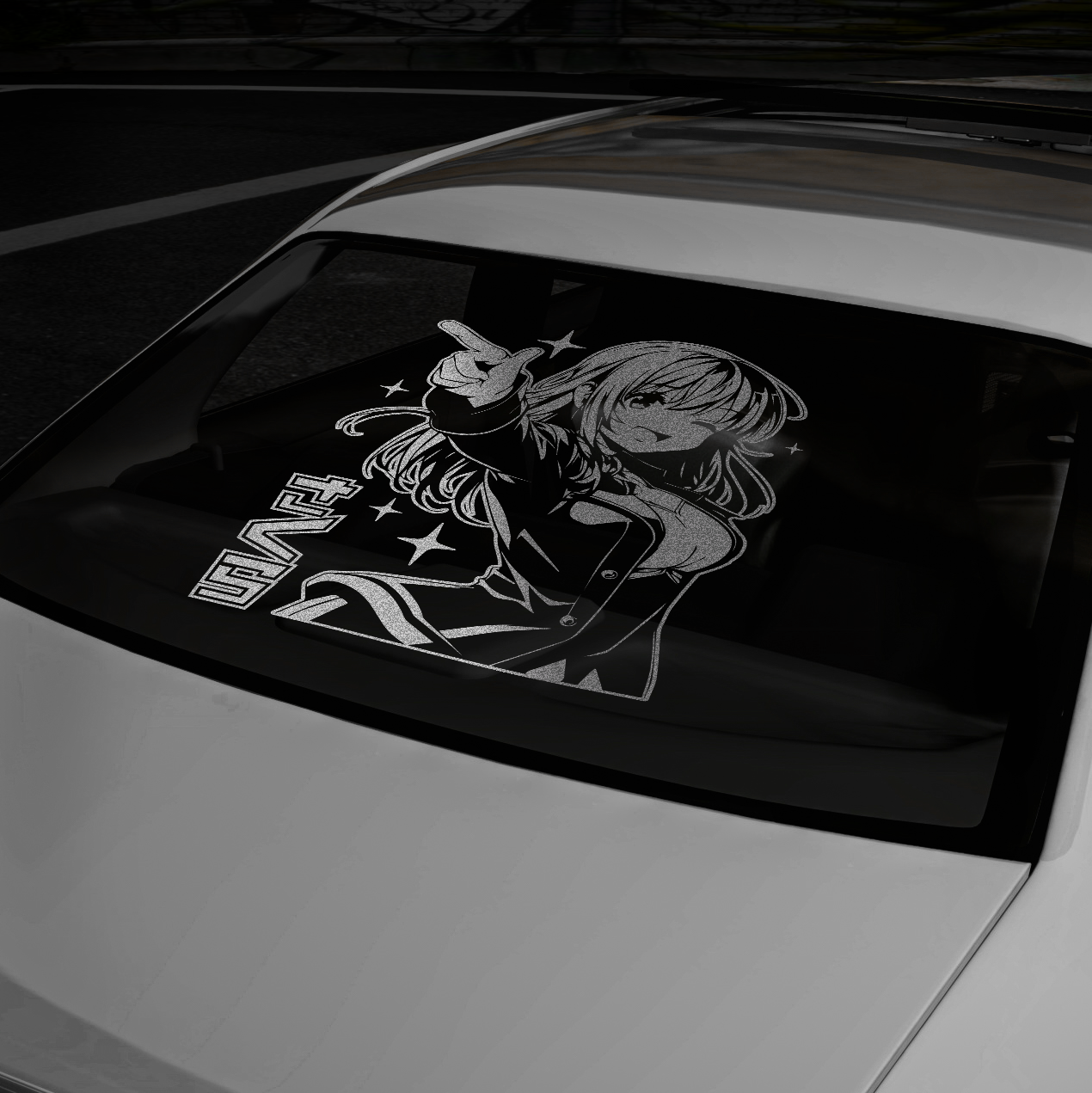 NEW | XL -  Sakura Anime Diva Sticker