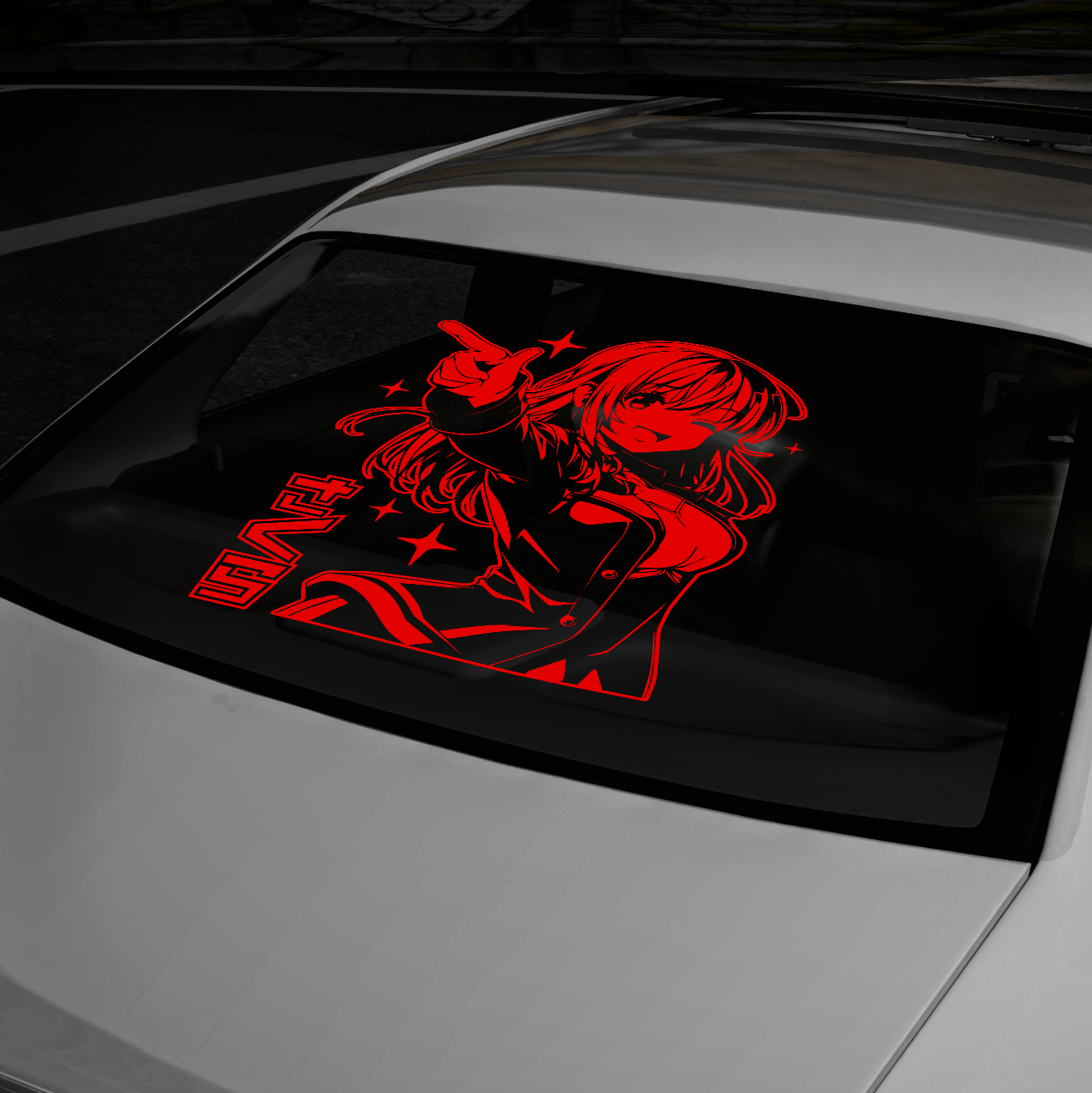NEW | XL -  Sakura Anime Diva Sticker