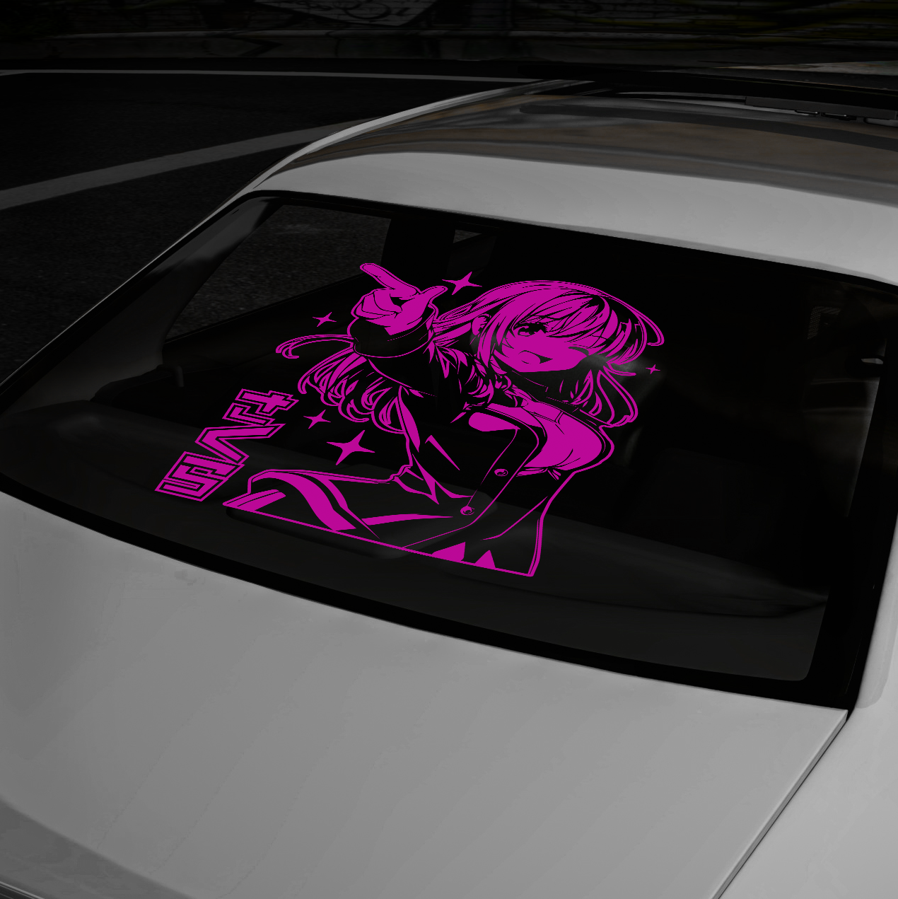NEW | XL -  Sakura Anime Diva Sticker