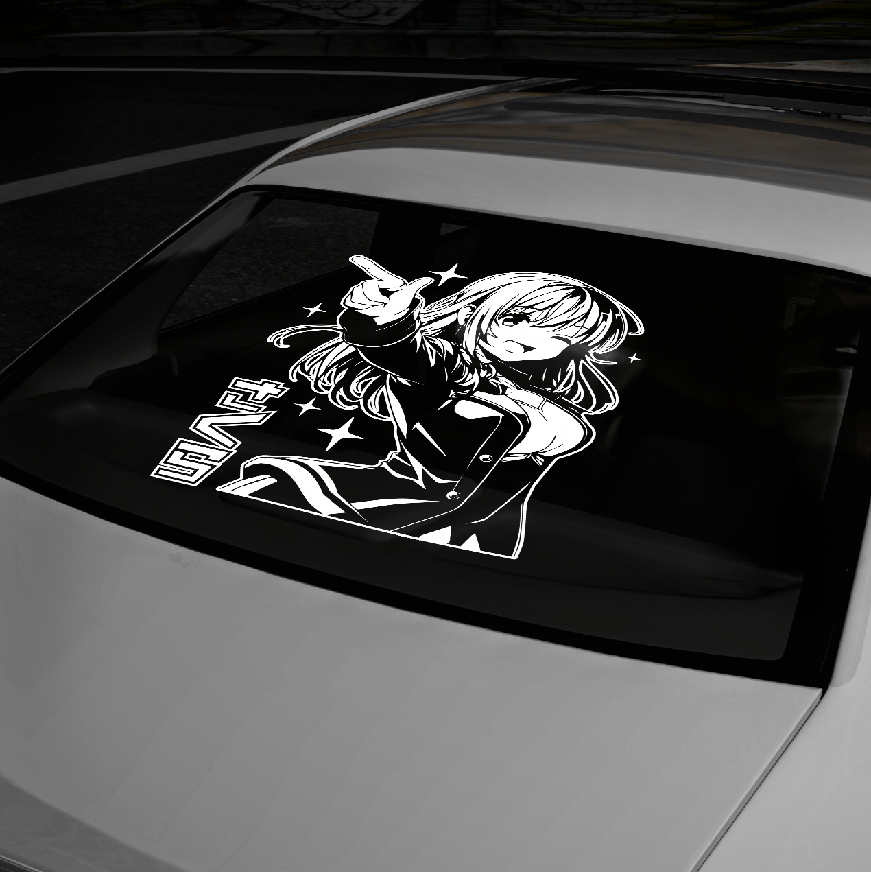 NEW | XL -  Sakura Anime Diva Sticker