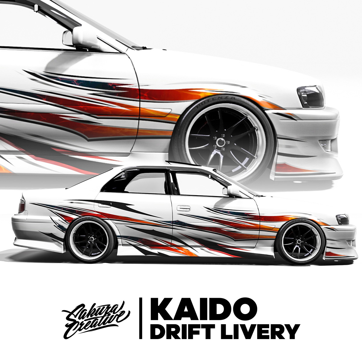 Livrée Kaido-Drift Rouge