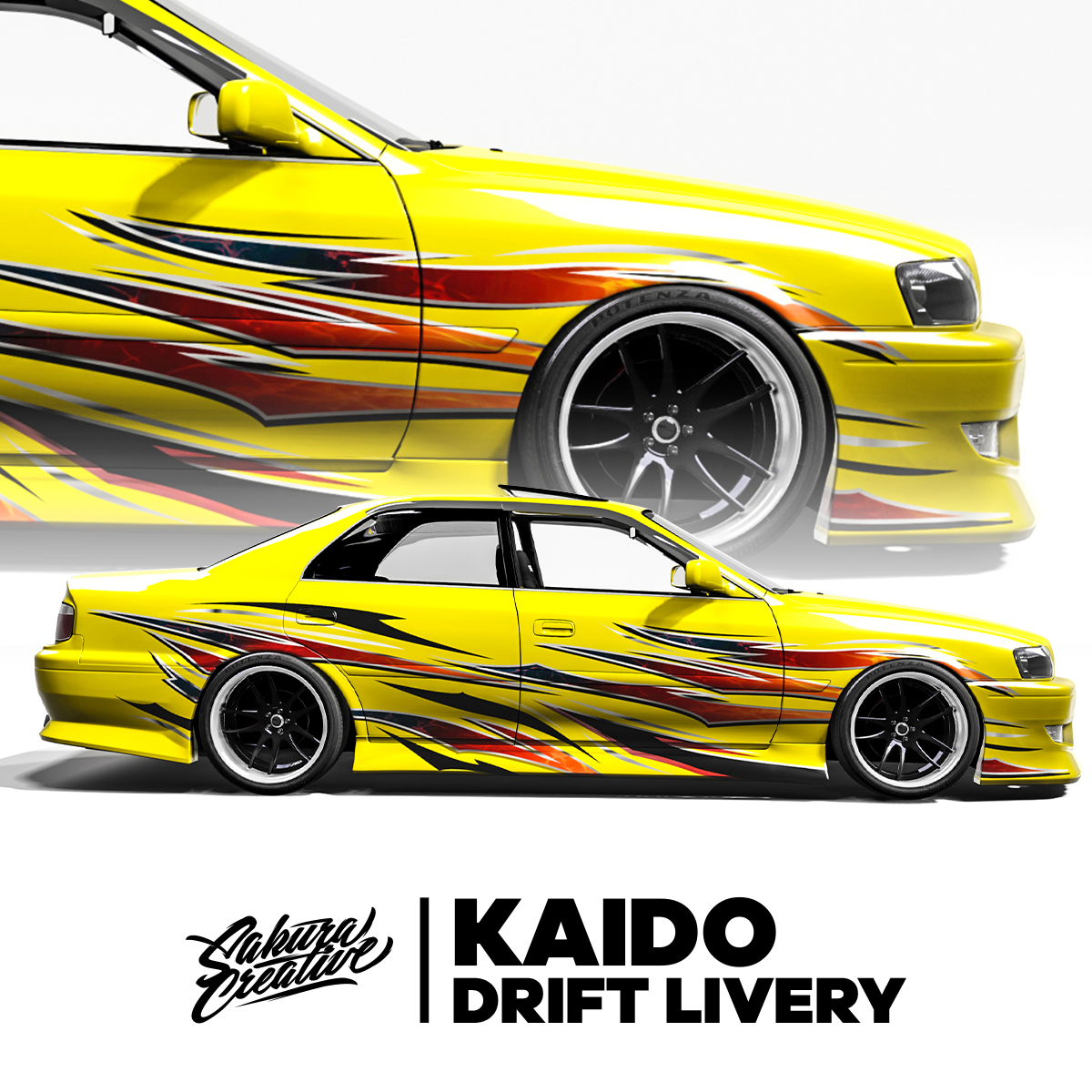 Livrée Kaido-Drift Rouge