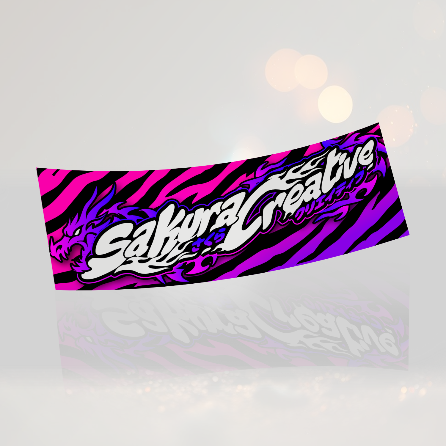 Groovy Dragon Slap Sticker