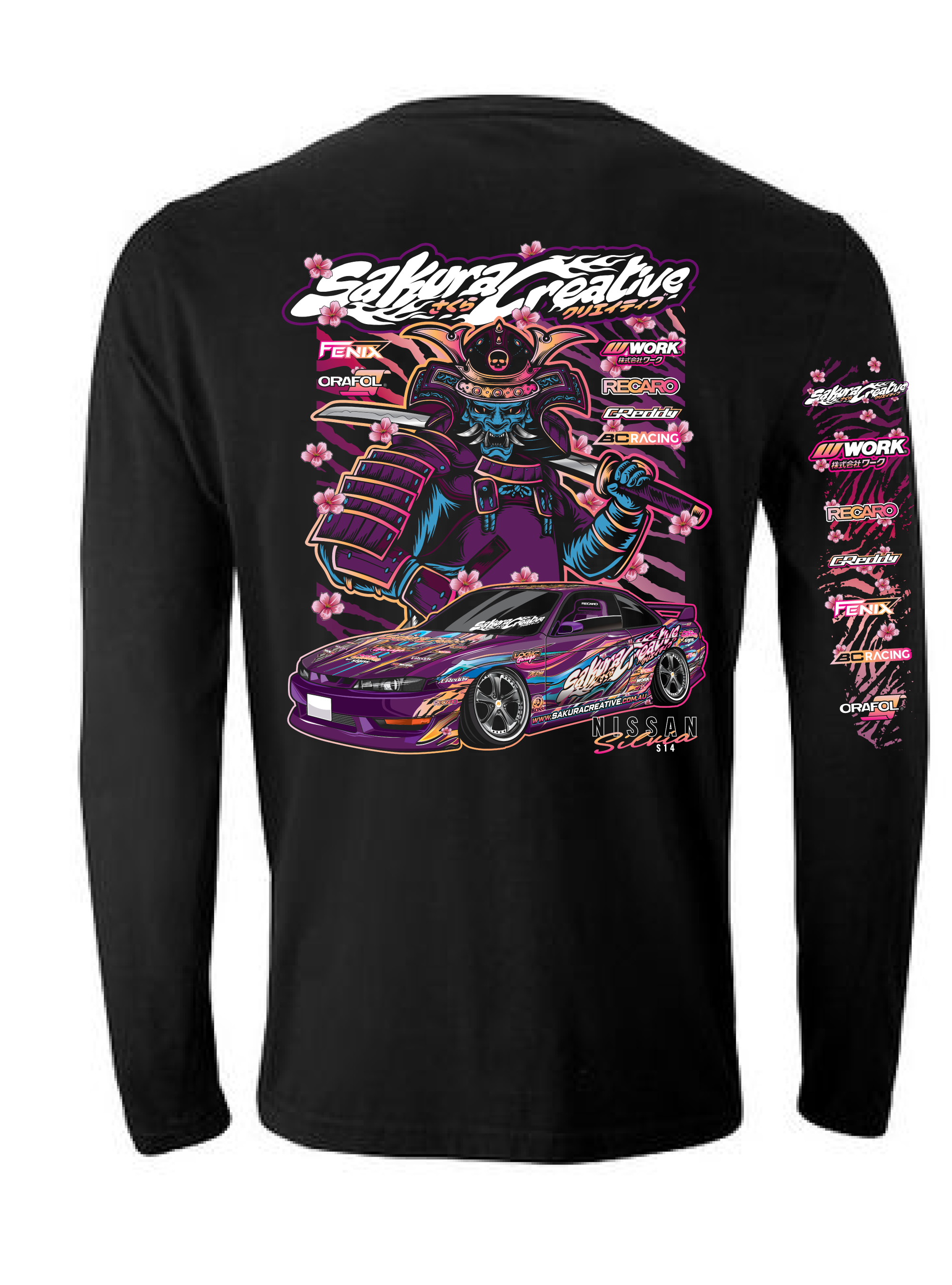 Black Longsleeve -Sakura Creative S14 Build