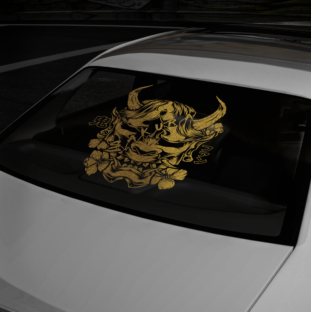 XL - Oni Mask Sticker