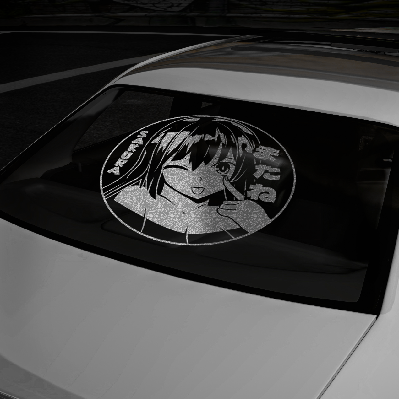 XL - Waifu Chopped - Large Decal