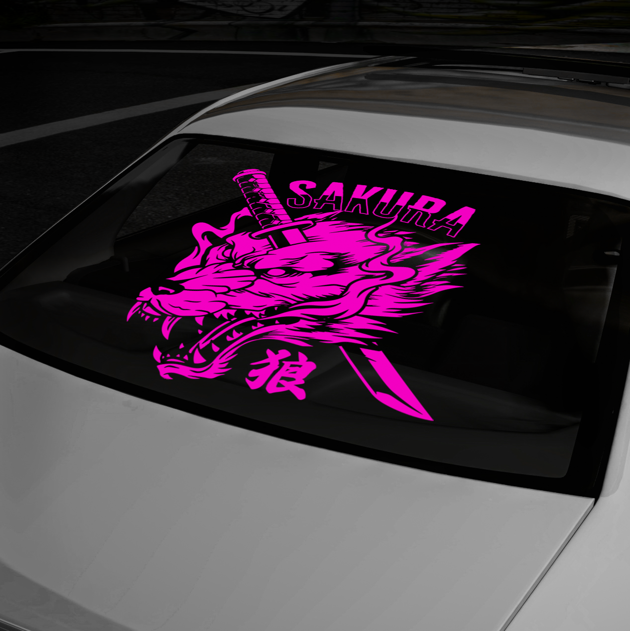 XL - Wolf Dagger - Large Decal