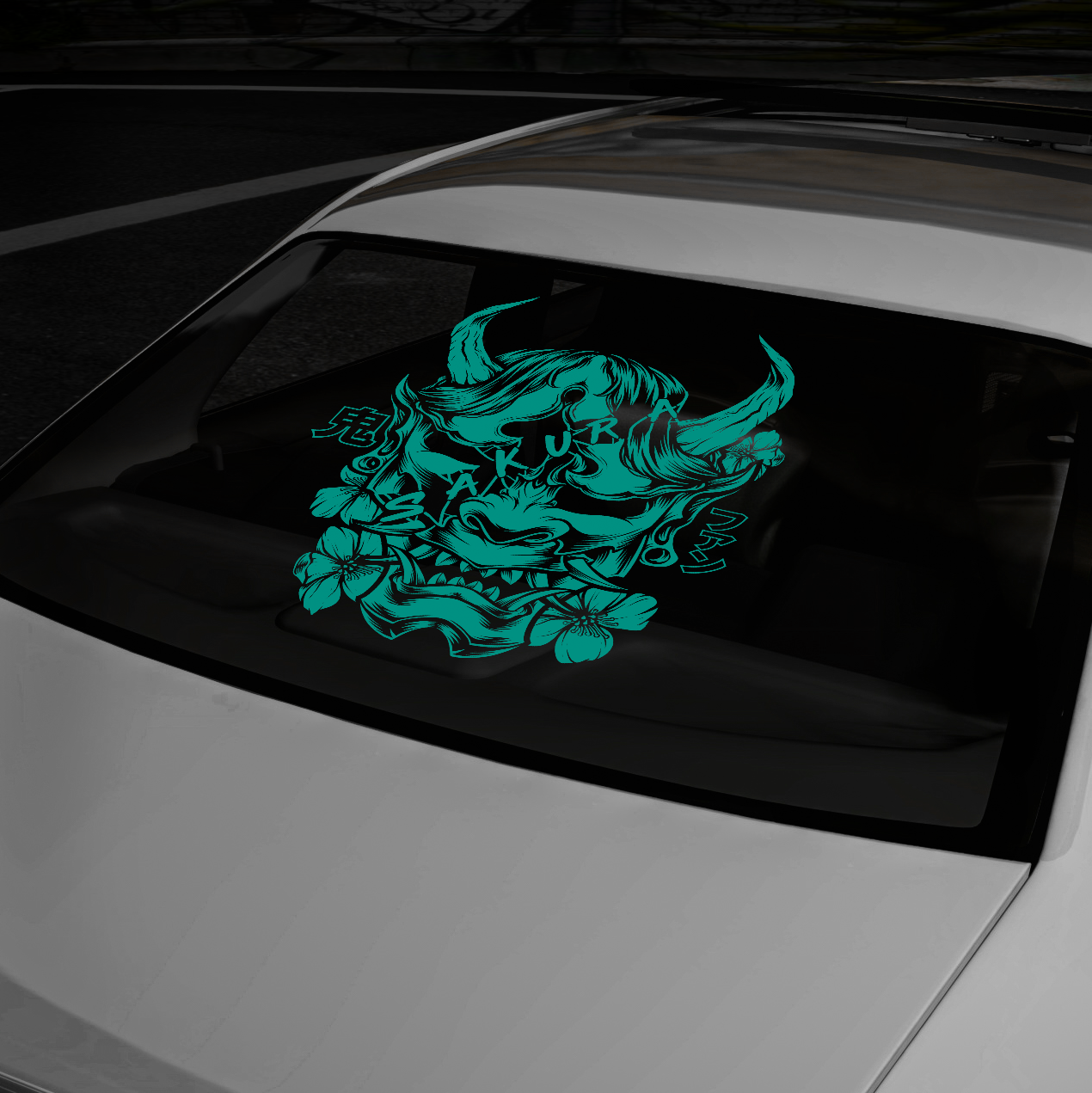 XL - Oni Mask Sticker