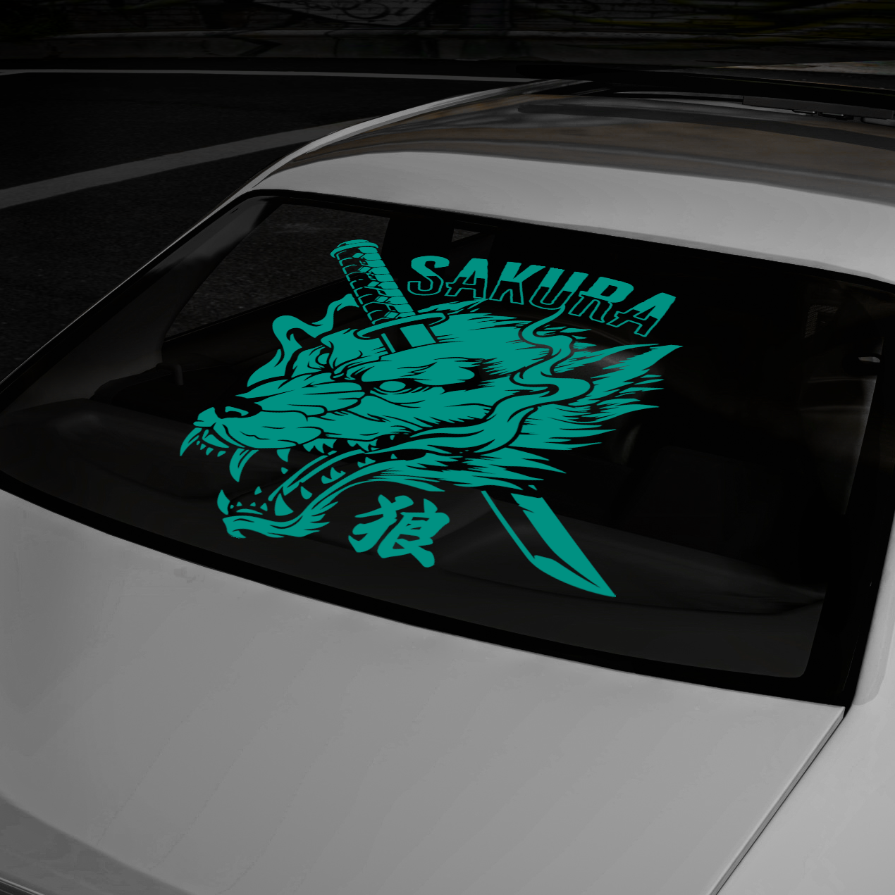 XL - Wolf Dagger - Large Decal